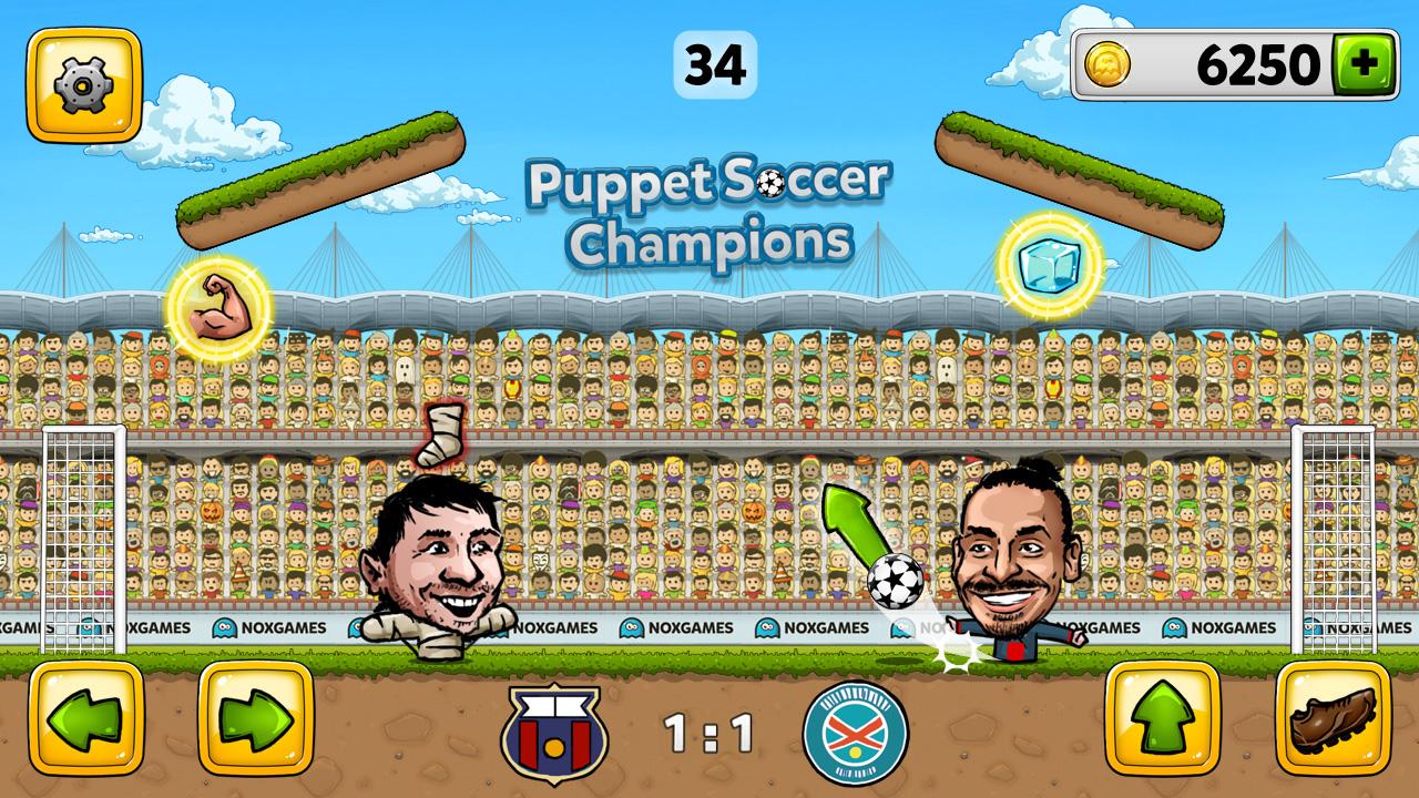    Puppet Soccer Champions 2014- screenshot  