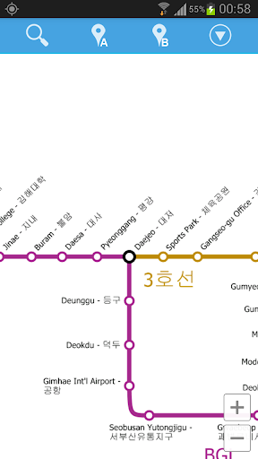 Busan Metro Map