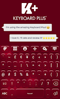 Burgundy Keyboard Theme APK Gambar Screenshot #5