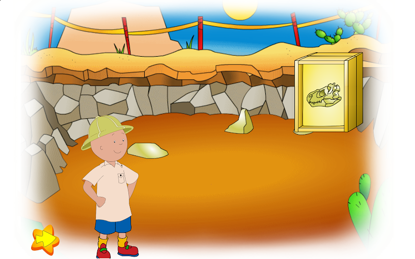 Caillou Lets Pretend Screen 3