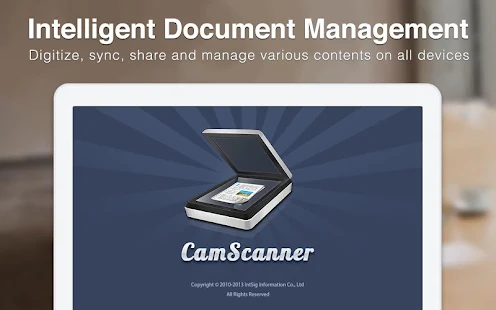 CamScanner（License）PDF Creator v2.7.1.20131115 mới I- Công cụ scan mạnh mẽ + cách dùng