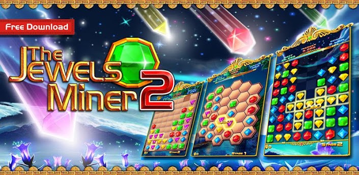 تصویر بازی آندروید Jewels Miner 2