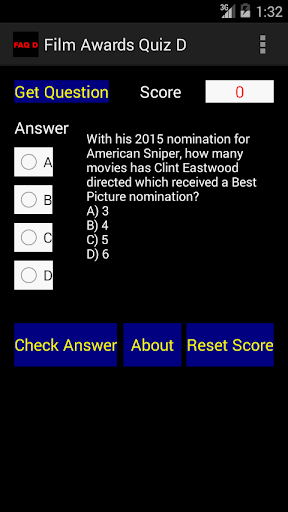 Film Awards Quiz D