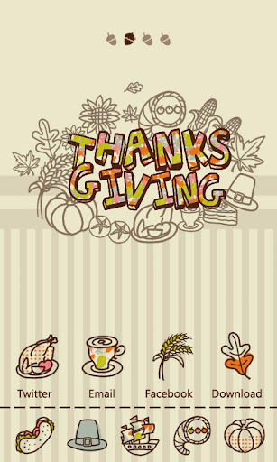 S-ThanksgivingGOLauncher Theme