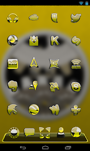 NEXT žlutá ještěrka HD téma - náhled