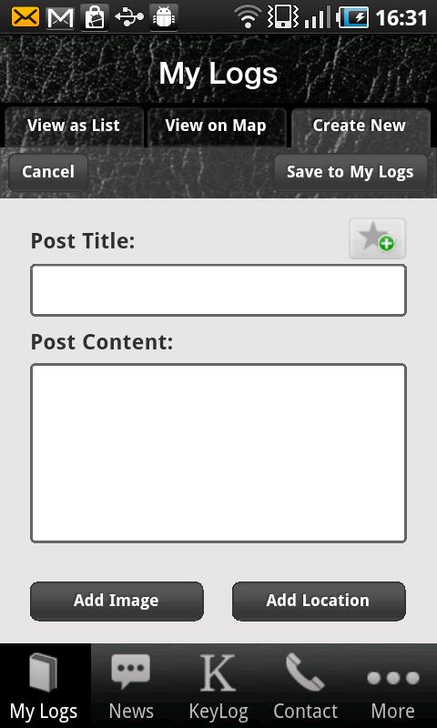 KeyLog Pro Screen 2