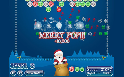 【免費街機App】Bubble Santa-APP點子