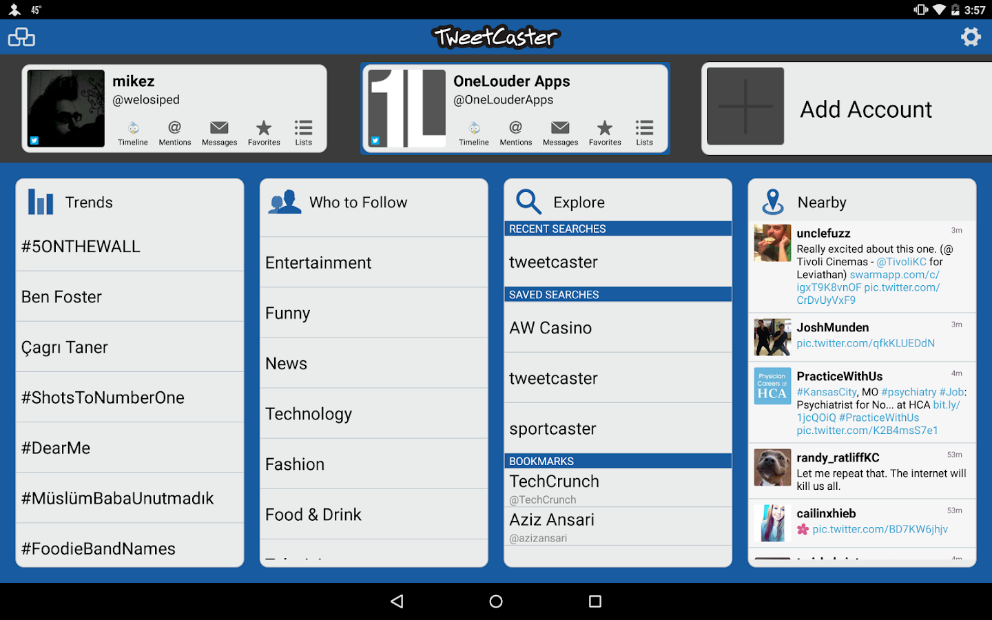 Download TweetCaster Pro for Twitter v9.2.1 Full Apk - screenshot