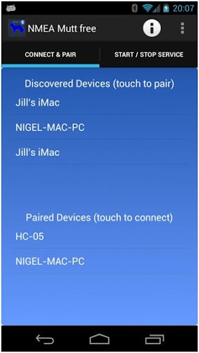 NMEA Bluetooth Interface Mutt