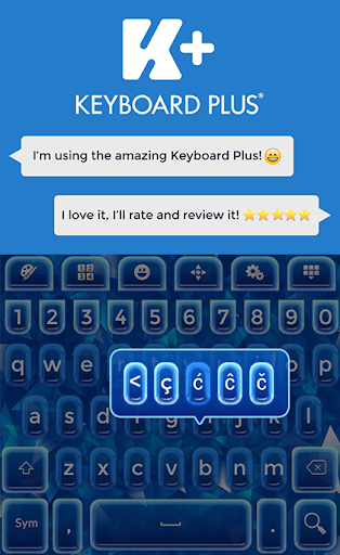 免費下載個人化APP|Keyboard Plus Glow Blue app開箱文|APP開箱王