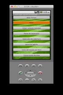 Paisajista estimar y calcular Screenshots 0