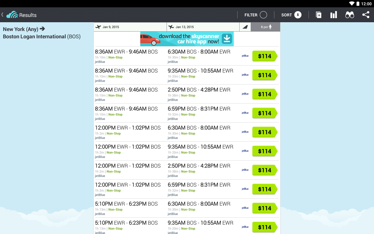 Skyscanner All Flights! Android Apps on Google Play