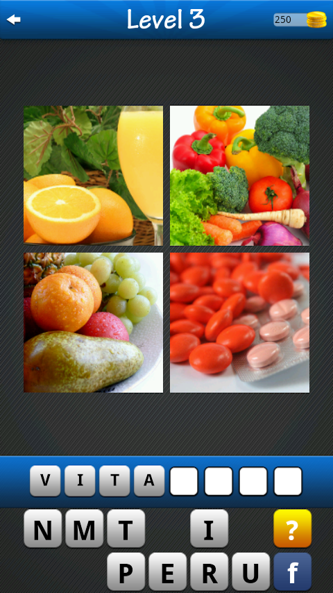 Android application Photo Quiz ~ 4 Pics 1 Word screenshort