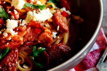 Tomato Chorizo Pasta