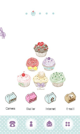 CUKI Theme Sweet Cupcake