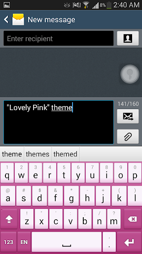 English for Sweet Keyboard