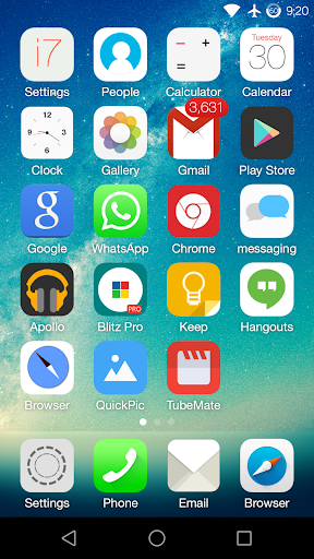 os 9 launcher