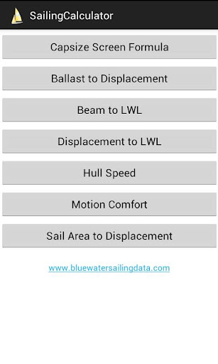 Sailing Calculator