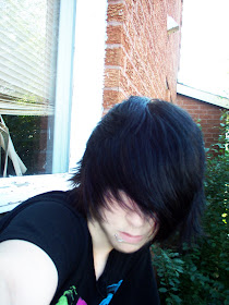 emo boys hair