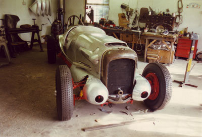 Lagonda V12 Le Mans bodywork in construction