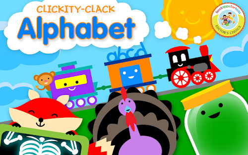 Android application Clickity-Clack Alphabet screenshort