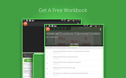 Polynomial Division lessons poster 3