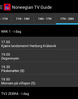 Norwegian TV Guide