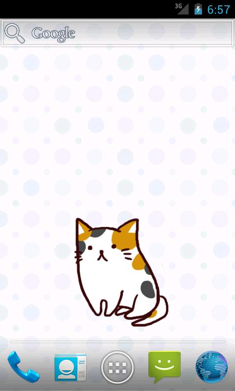 Android application Nyankoro Live(tortoiseshell) screenshort