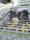 京都競馬場 スティルインラブの階段
