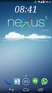 Nexus LG weather Zooper widget - screenshot thumbnail