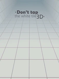 Don't tap the white tile 3D - screenshot thumbnail