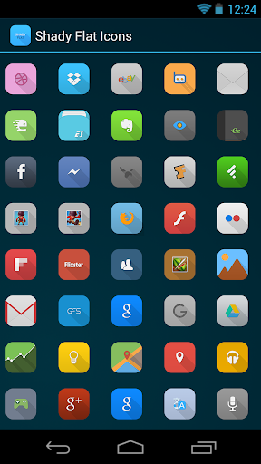 【免費個人化App】Shady Flat Apex Nova ADW Theme-APP點子