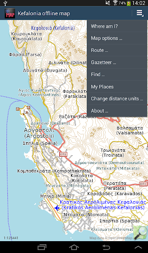 Kefalonia Ithica offline map