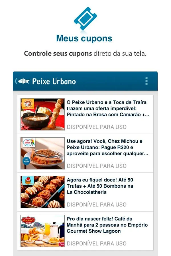 Peixe Urbano - screenshot