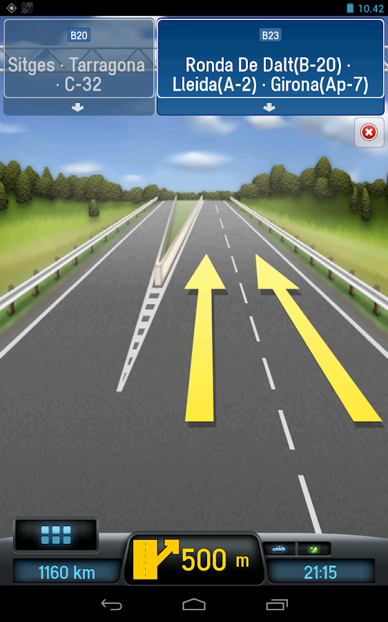 CoPilot Premium Brasil GPS App - screenshot