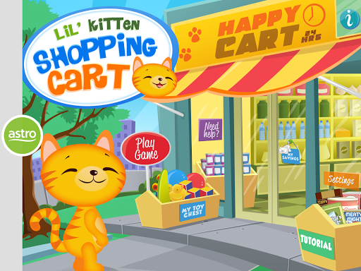 Lil' Kitten Shopping Cart