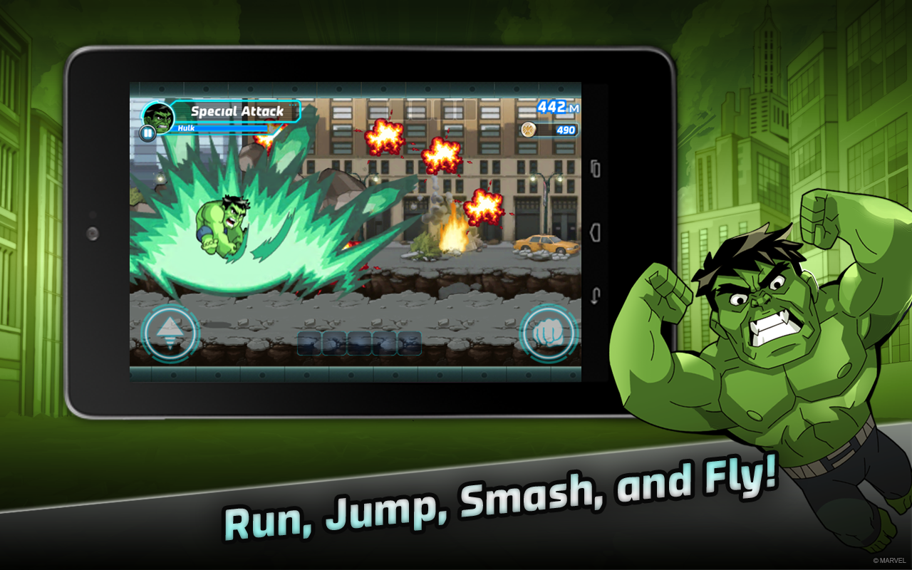 Marvel Run Jump Smash! APK 1.0.1 Full Version