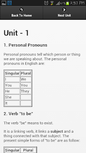 Learn English Grammar Tutorial Screenshots 1