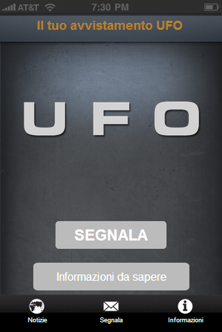 UFO - Segnala Avvistamento UFO