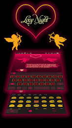 LOVE NIGHT FOR EMOJI KEYBOARD poster 3
