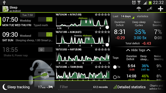 Sleep as Android - screenshot thumbnail