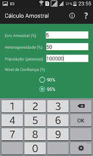 Free Cálculo Amostral para Pesquisa APK