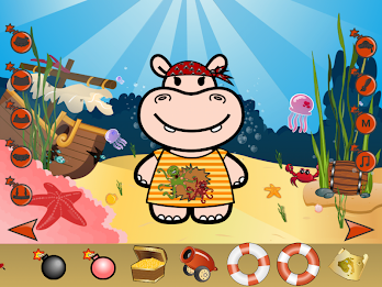 Hippo Dress Up Game poster 6