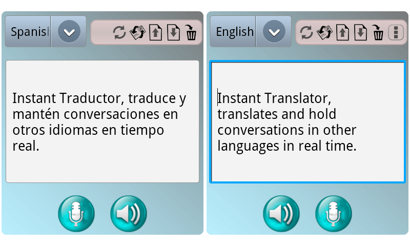 Instant Traductor Light Screen 1
