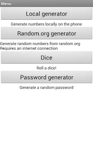 Random Number Generator