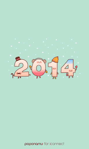 Happy2014 go launcher theme