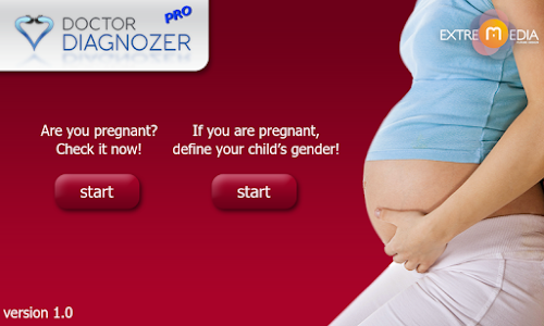 Android application Pregnancy Test DrDiagnozer PRO screenshort