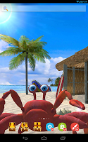 UR 3D Beach Island Live Theme APK Gambar Screenshot #9