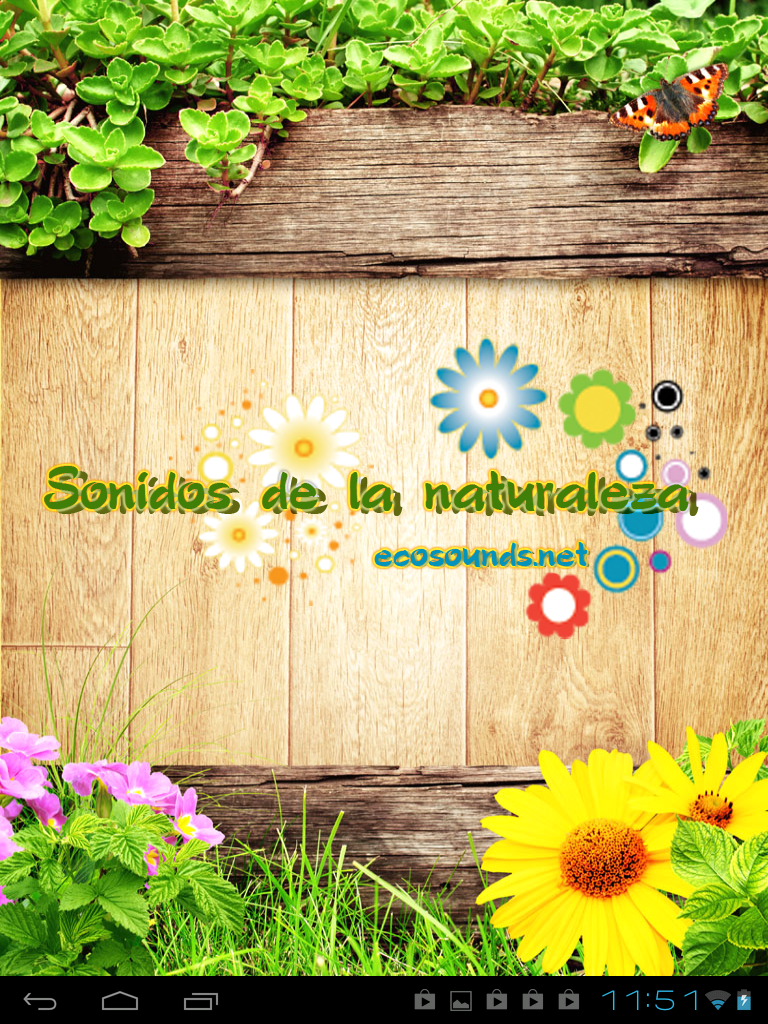 Android application Nature sounds - Ecosounds screenshort