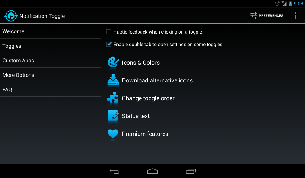 Notification Toggle - screenshot